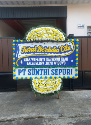 Papan Bunga Duka di Sungai Betung